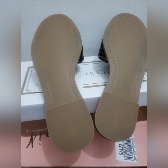 Charter Club Saffiee Quilted Sandals, - Picture 3 of 5